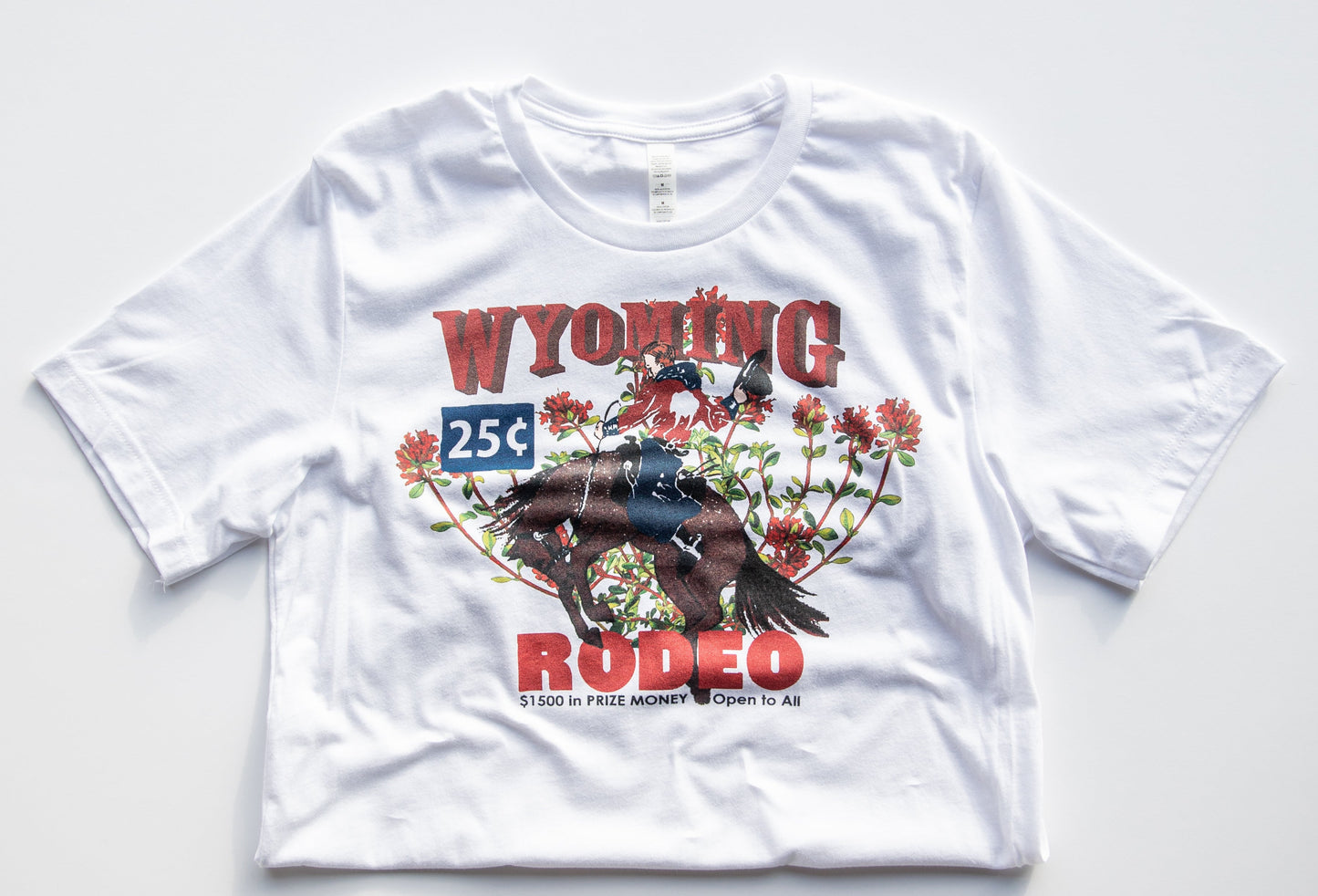 Wyoming Rodeo Tee-White