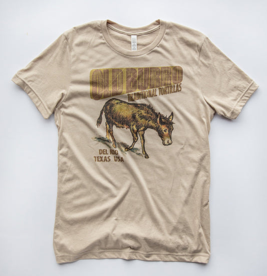 Old Burro, Del Rio Tee-Heather Tan