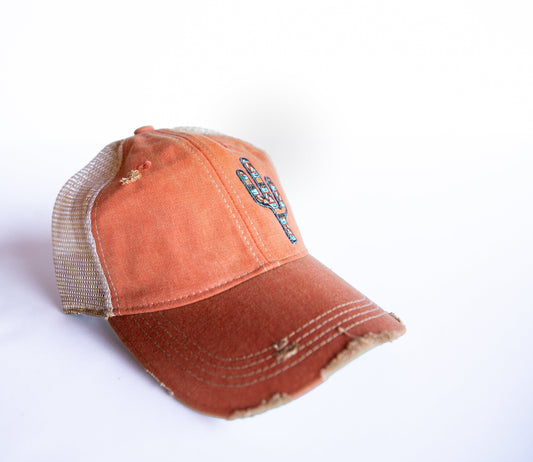 Southwest Cactus Cap Three Colors Bulk