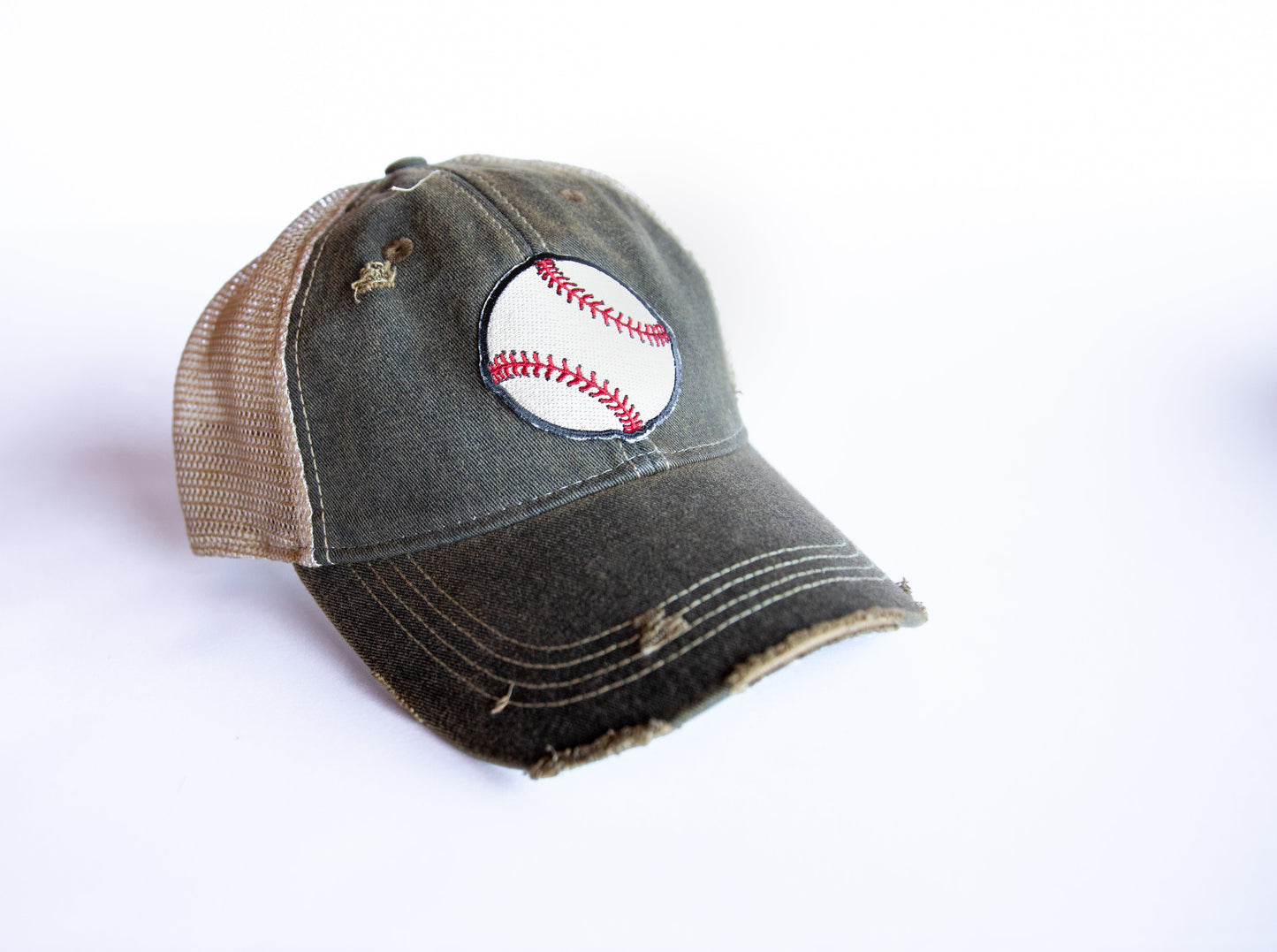 Distressed Baseball Cap Choose from 10 Colors Bulk