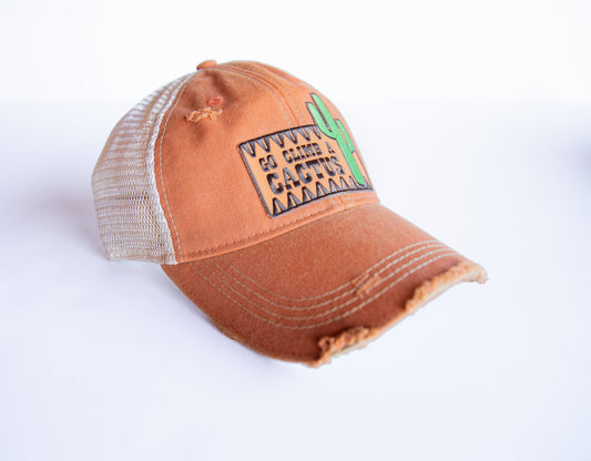 Go Climb a Cactus Patch Cap Four Colors Bulk