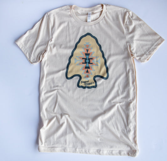 Lulu Arrowhead Tee-Soft Cream
