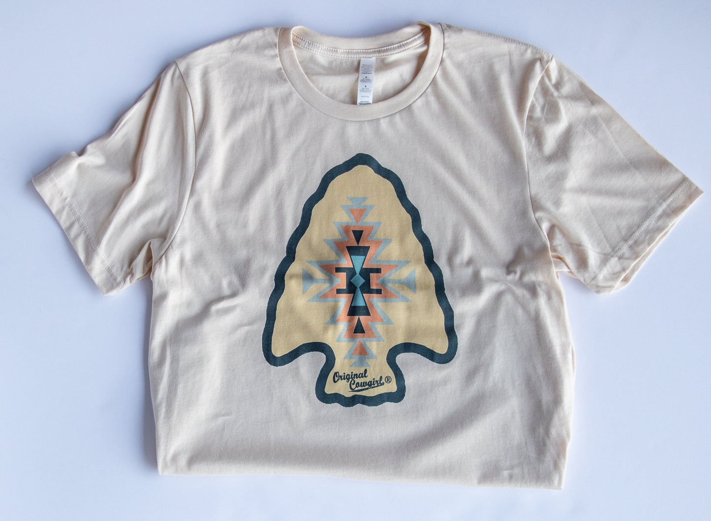 Lulu Arrowhead Tee-Soft Cream