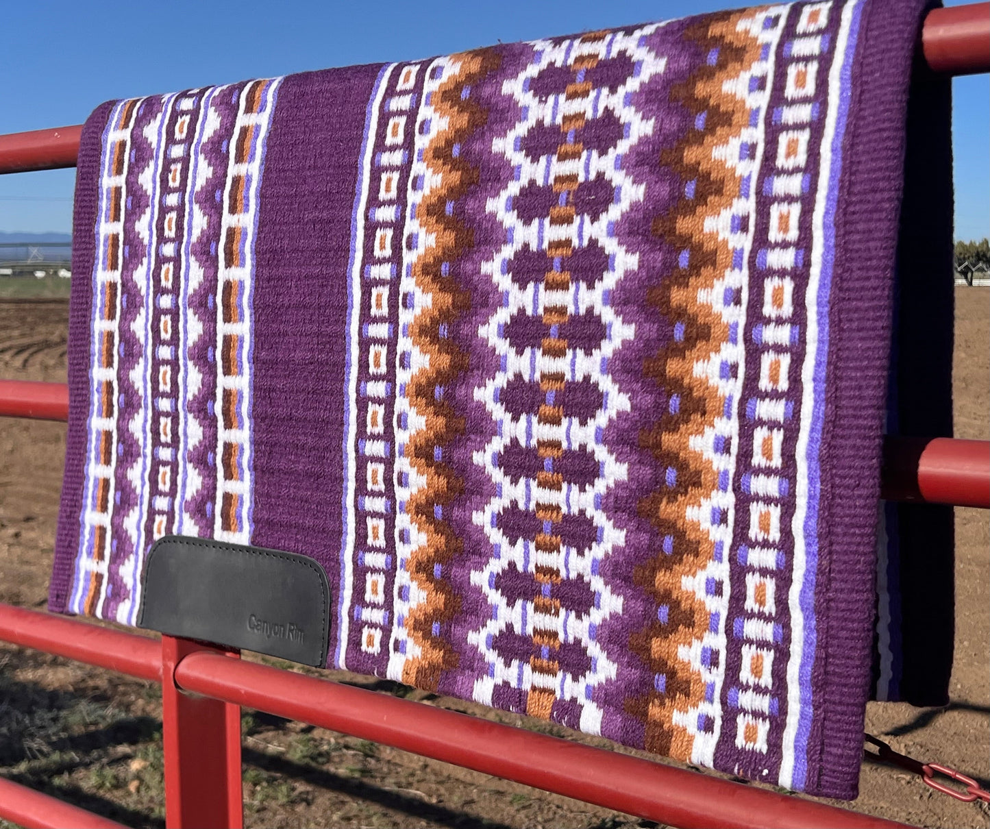 Beautiful purples, gold, and white show pad