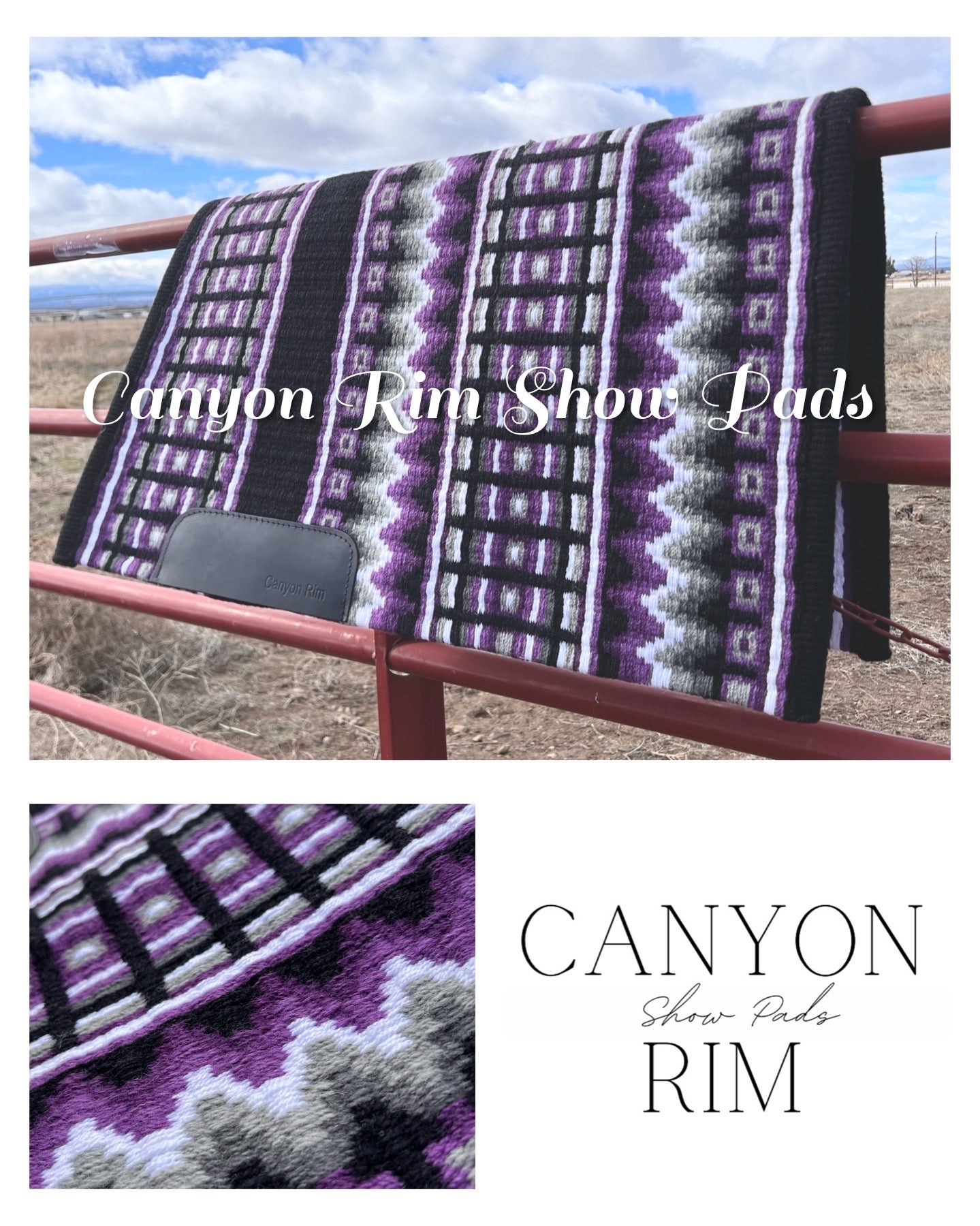 Beautiful shades of purple, white, greys, and black show pad