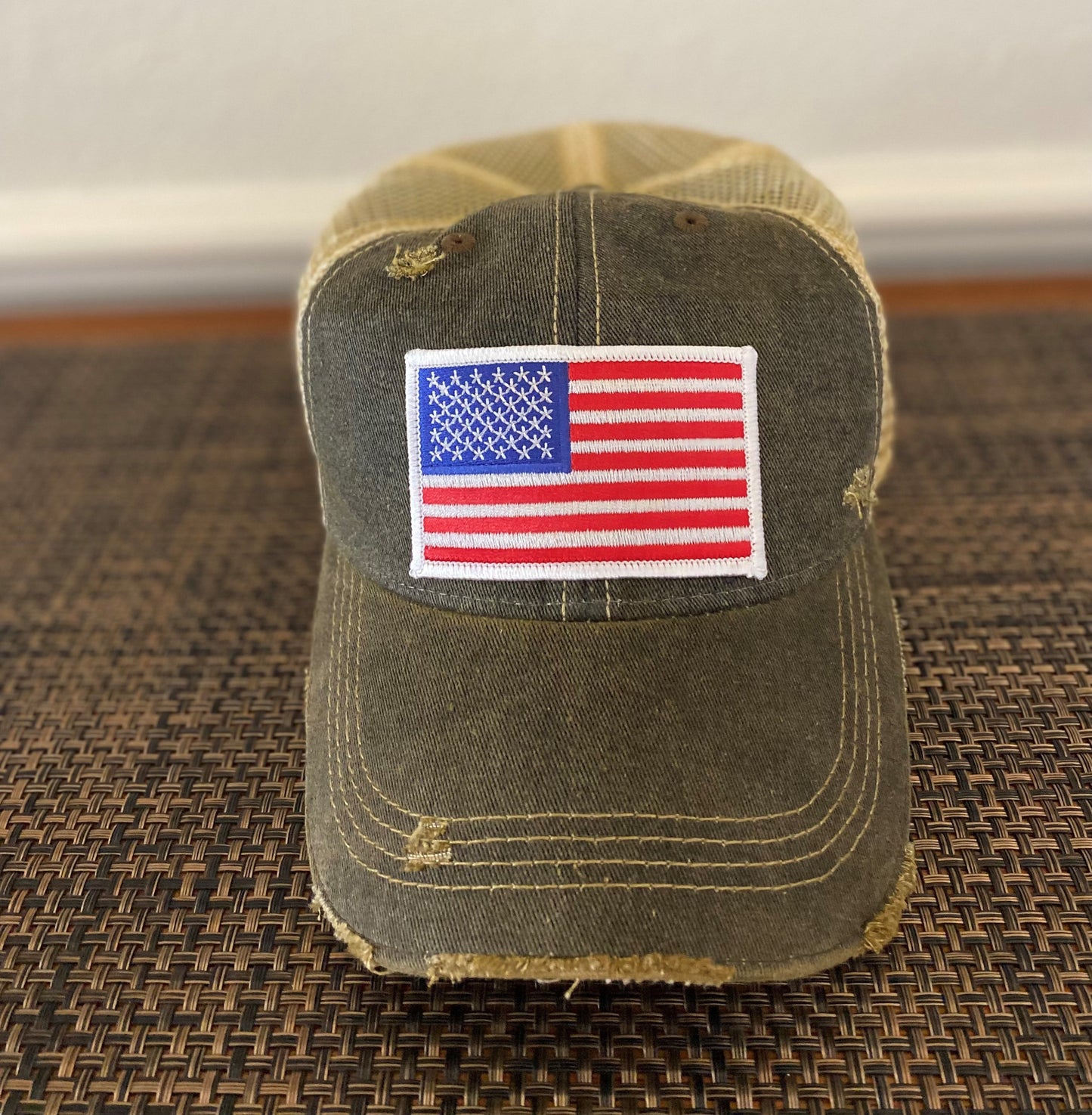 Long May She Wave, American Flag Cap Four Colors