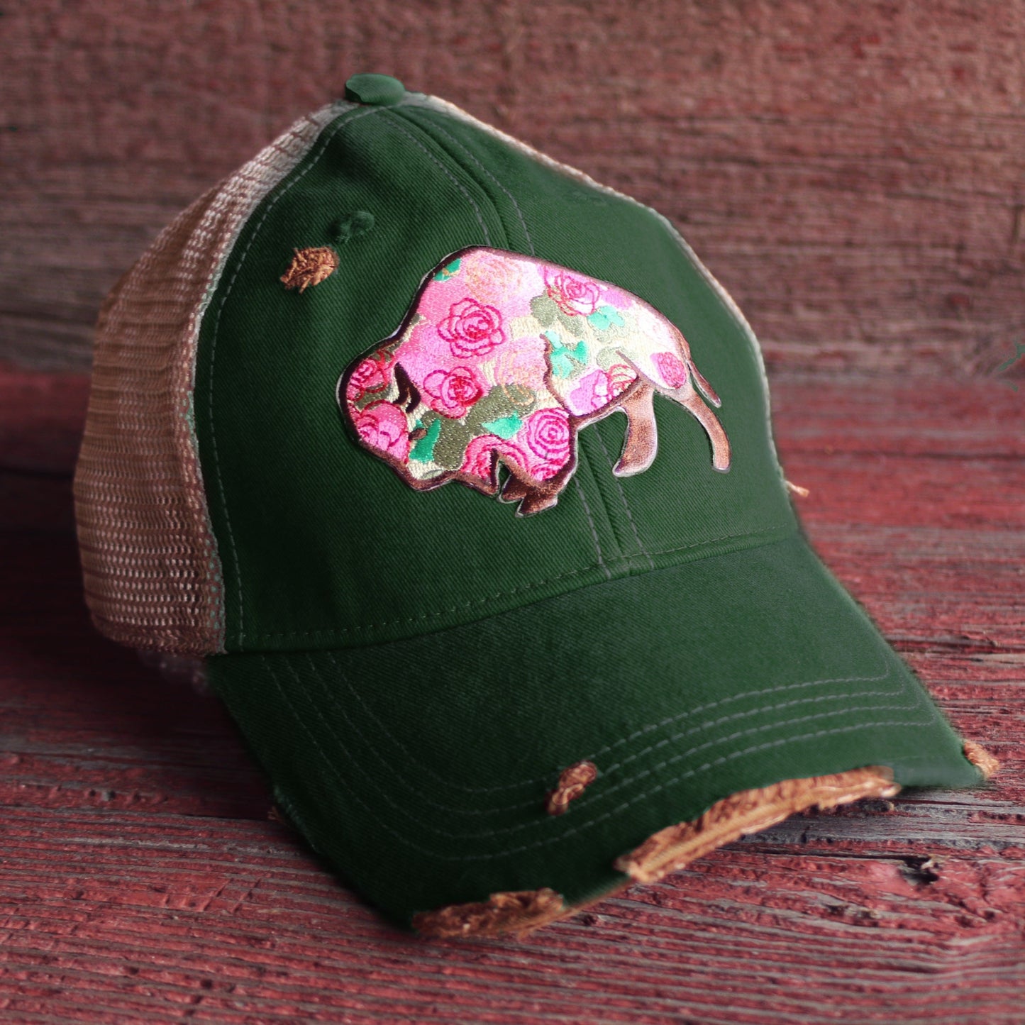 Buffalo Rose Cap Five Colors Bulk