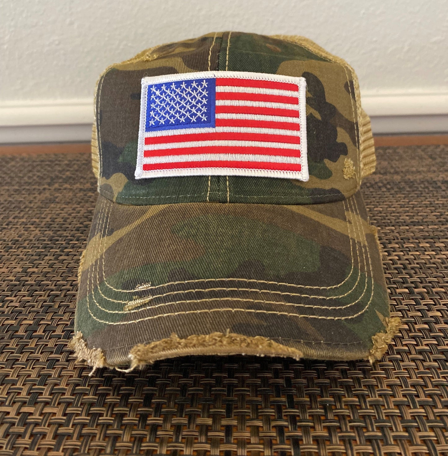 Long May She Wave, American Flag Cap Four Colors