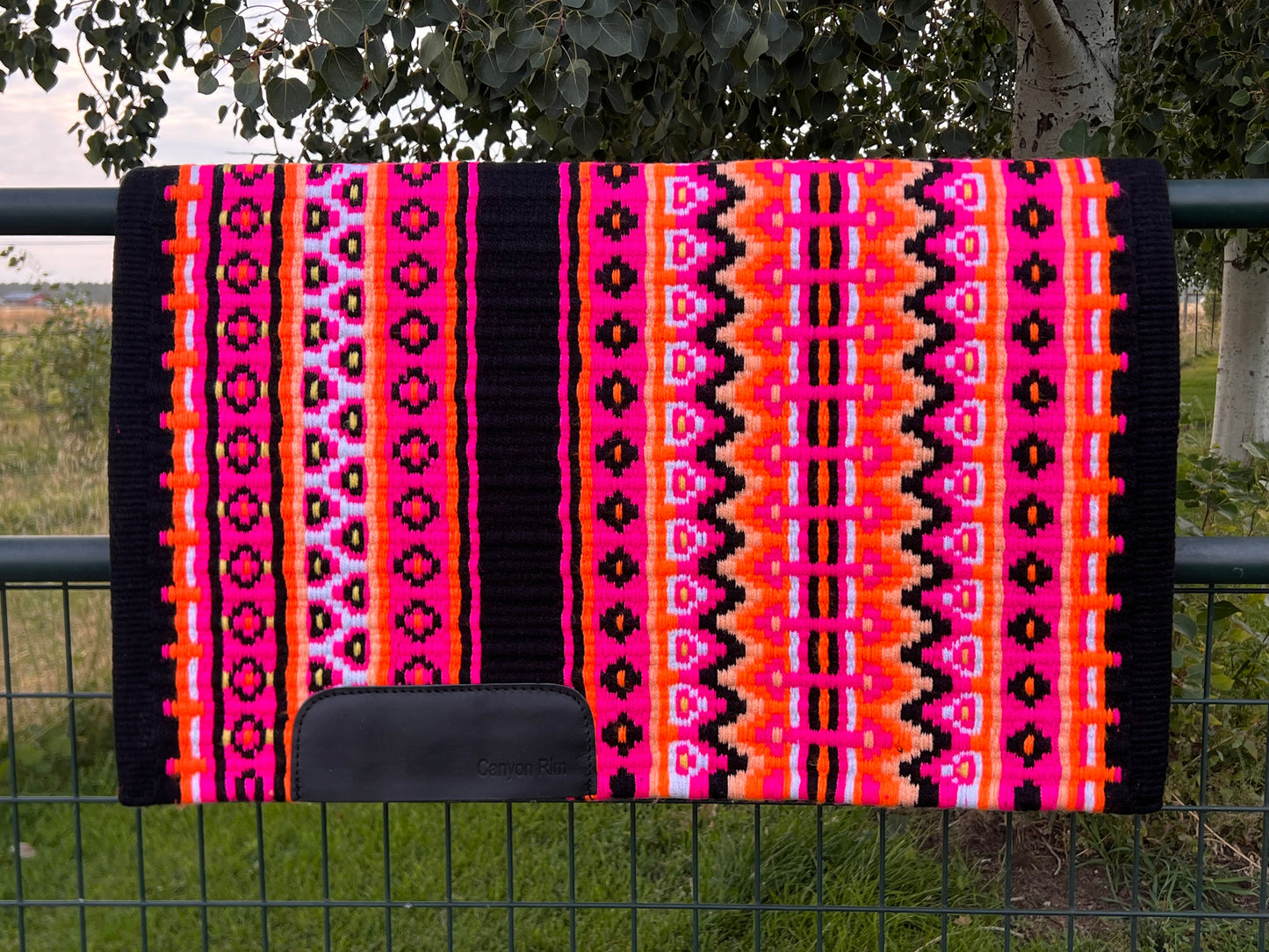 Beautiful Pinks, Oranges and Black Show Pad