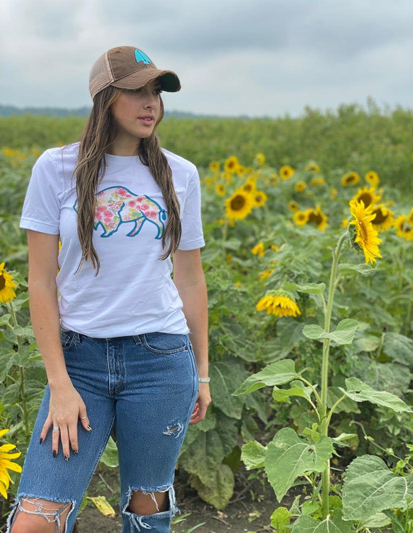 Buffalo Rose Tee