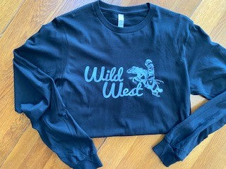 Wild West Black Long Sleeve Tee-Black