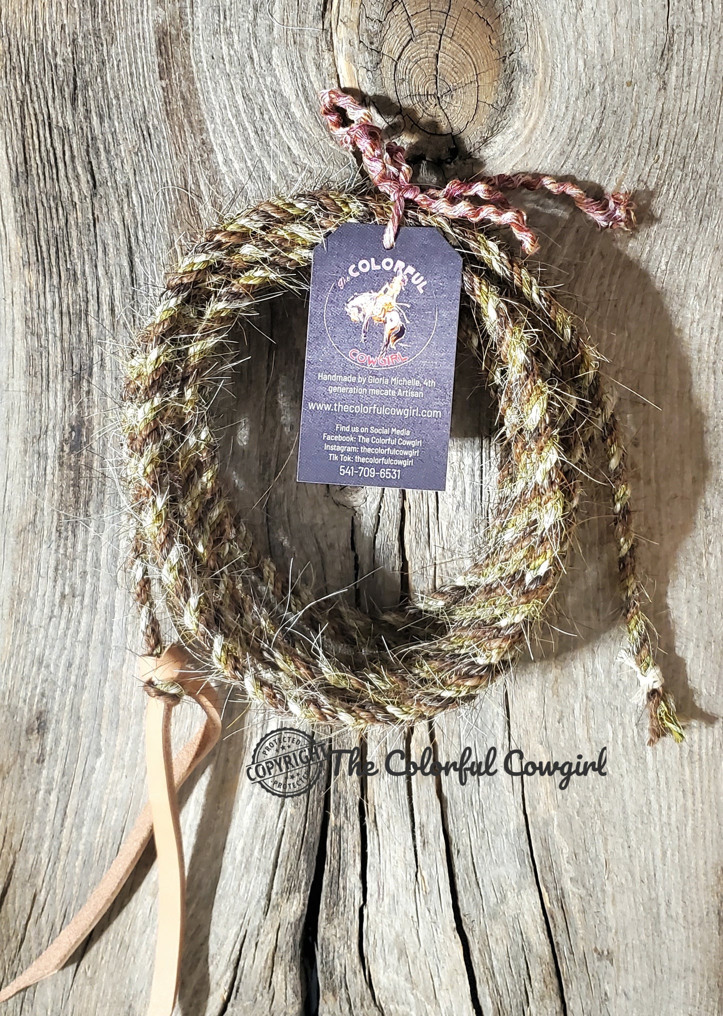 Desert Moss Mecate and Hatbands