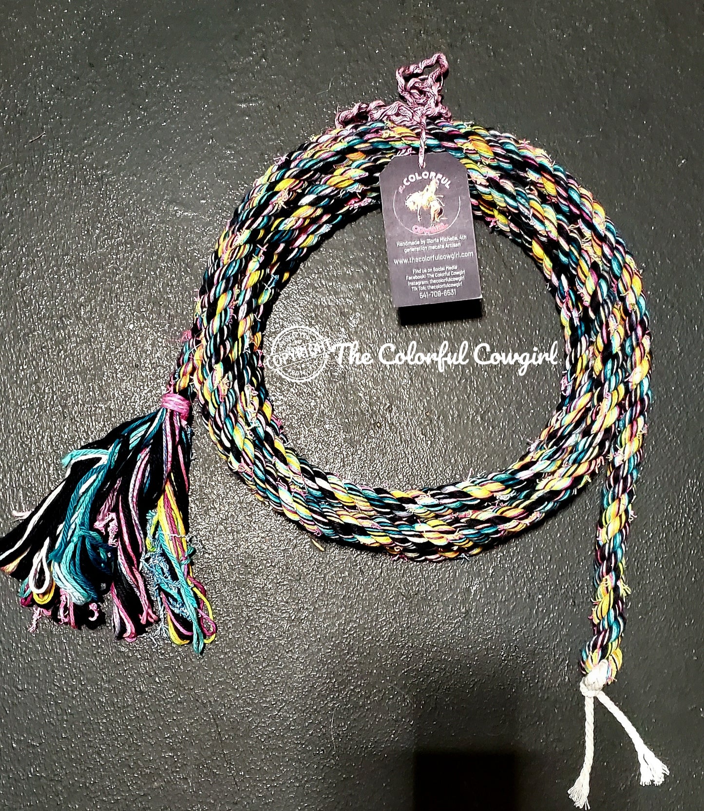 Neon Desert Cotton Loop Rein