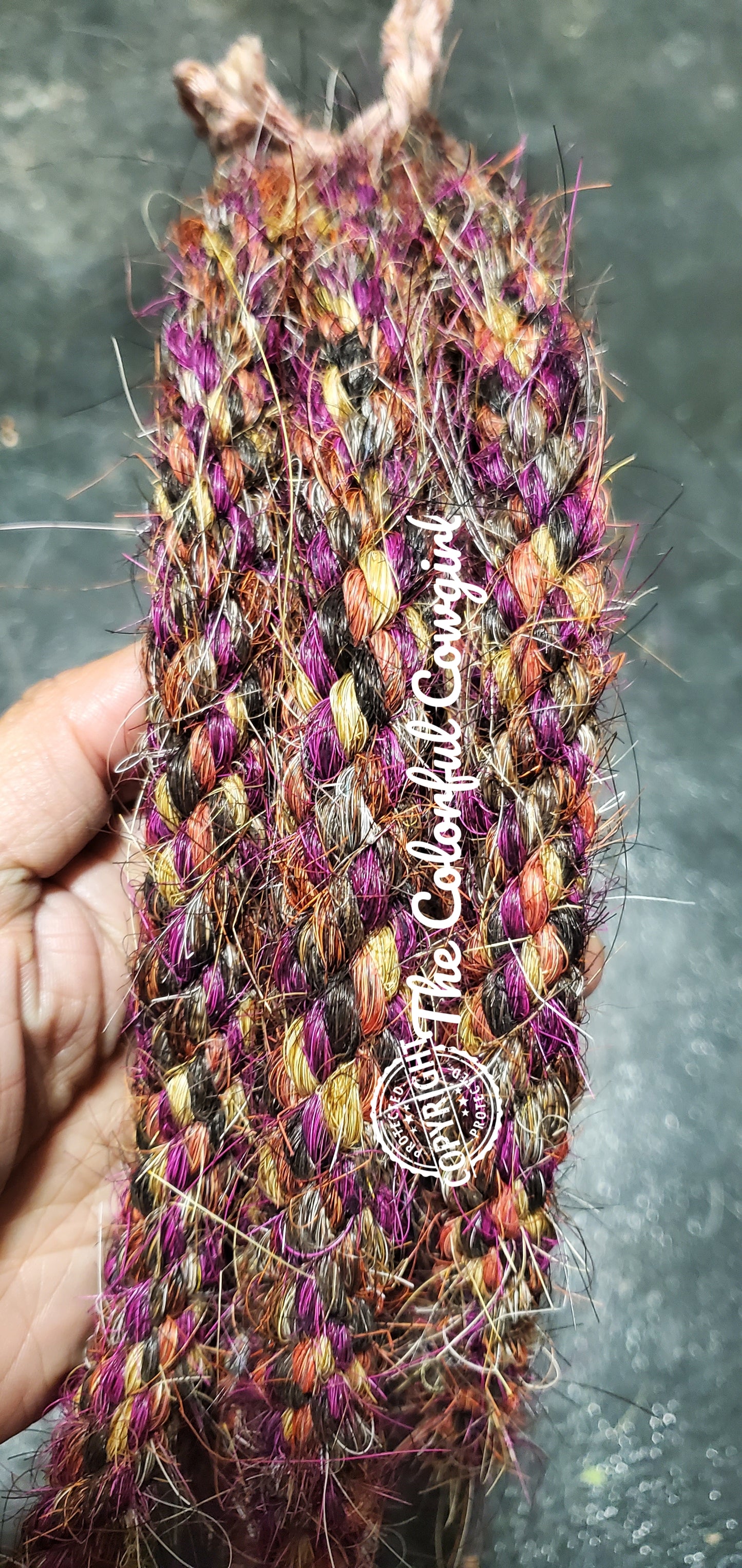 Raspberry Gypsy Boho Mecate Loop Rein