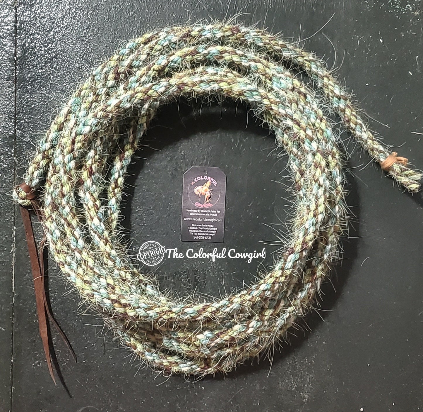 Boho Green Mecate