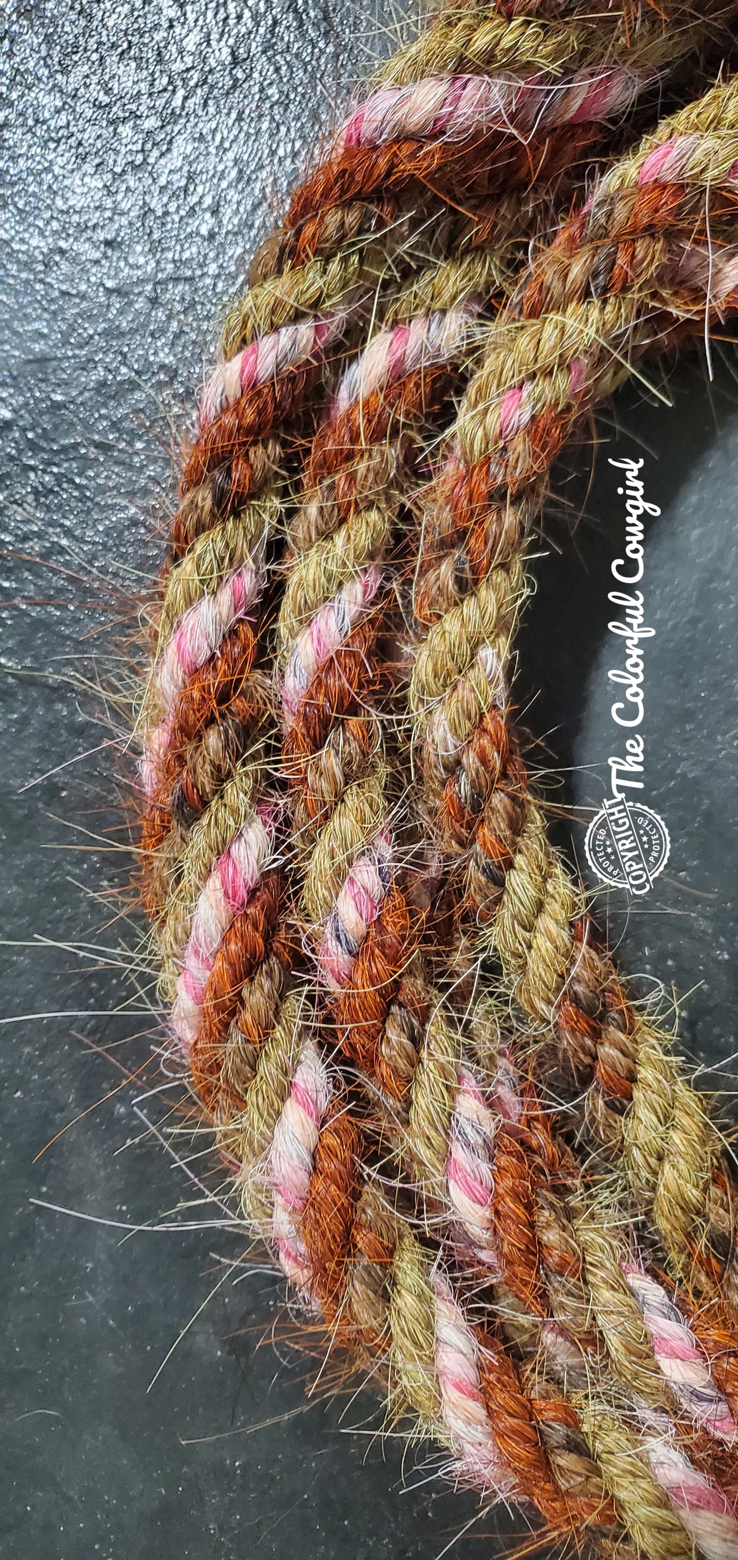 Rusty Vaquera Mecate Loop Rein
