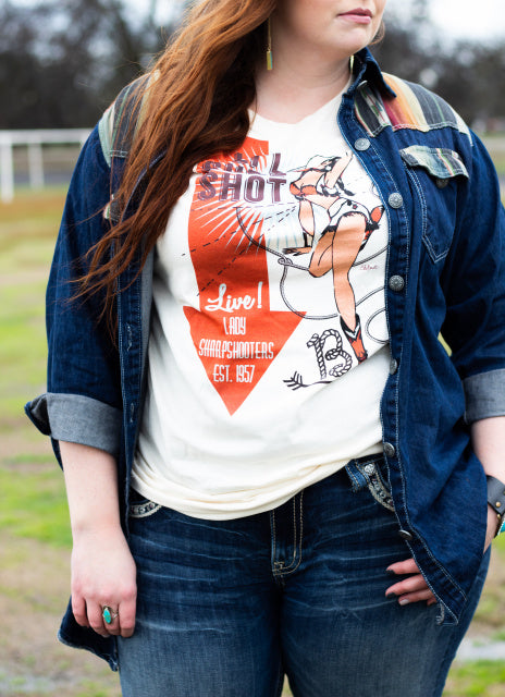 Li'l Sure Shot Tee-Soft Cream