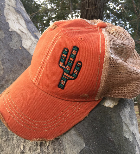 Southwest Cactus Cap Three Colors Bulk