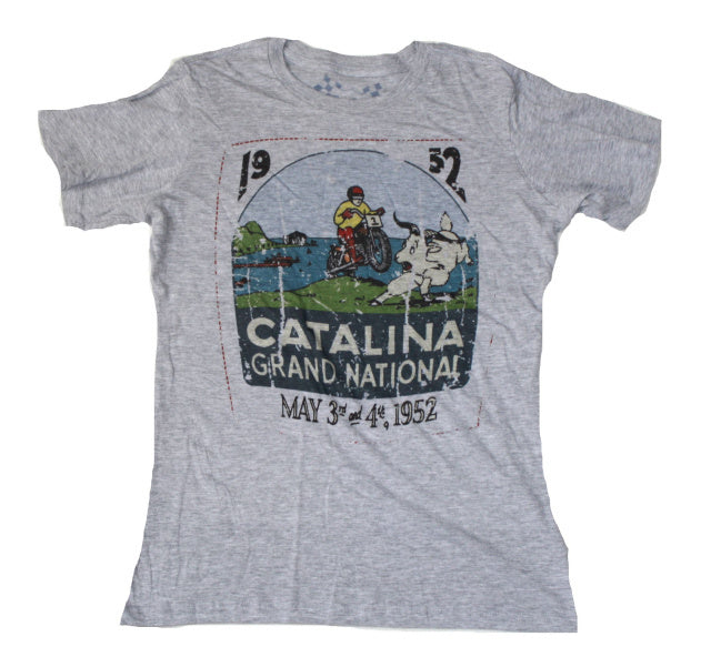 Catalina Grand National Tee- Ash Grey