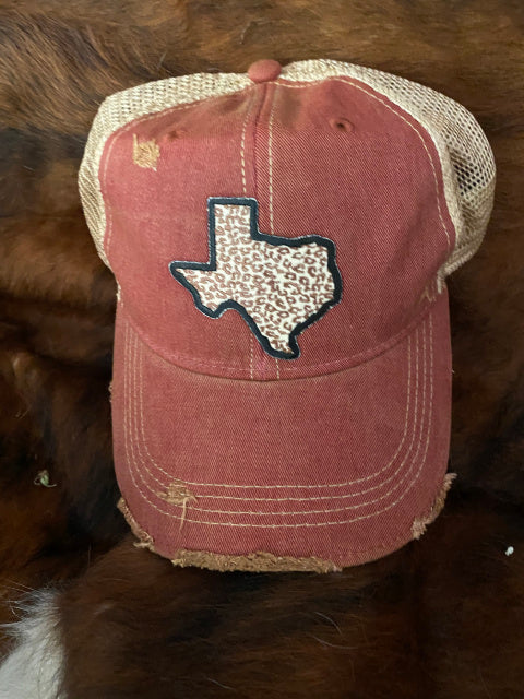 Texas Leopard Cap Eight Colors Bulk