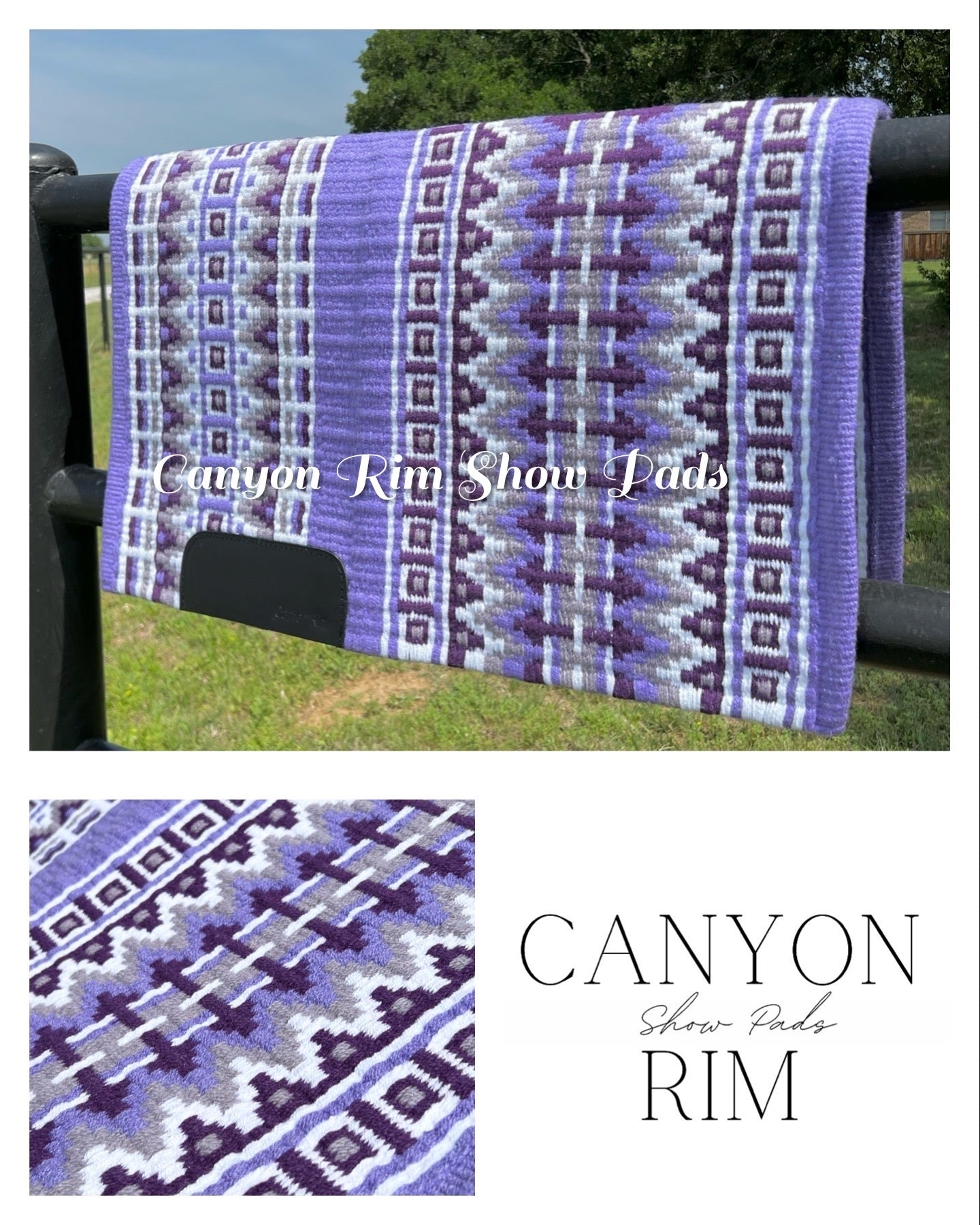 Beautiful Lilac purple and white show pad