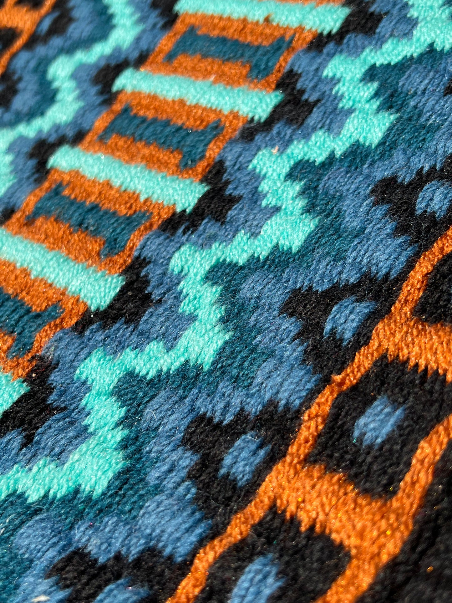 Beautiful Brown, Blues, and Rust Show Pad