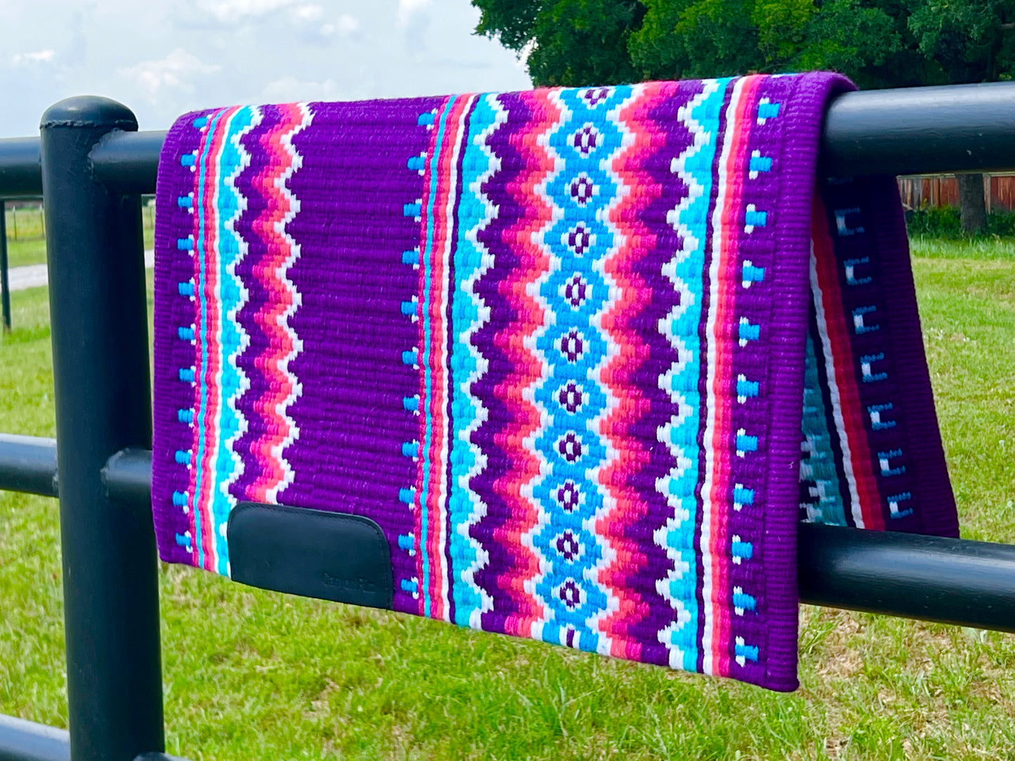 Beautiful purple pinks and blues show pad