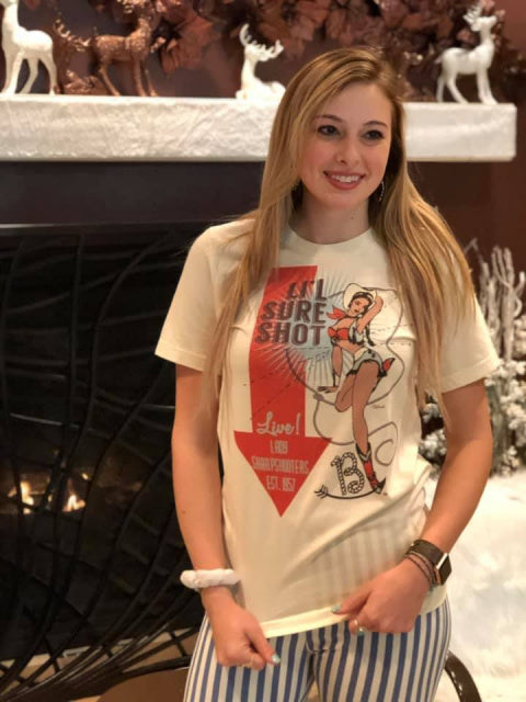 Li'l Sure Shot Tee-Soft Cream