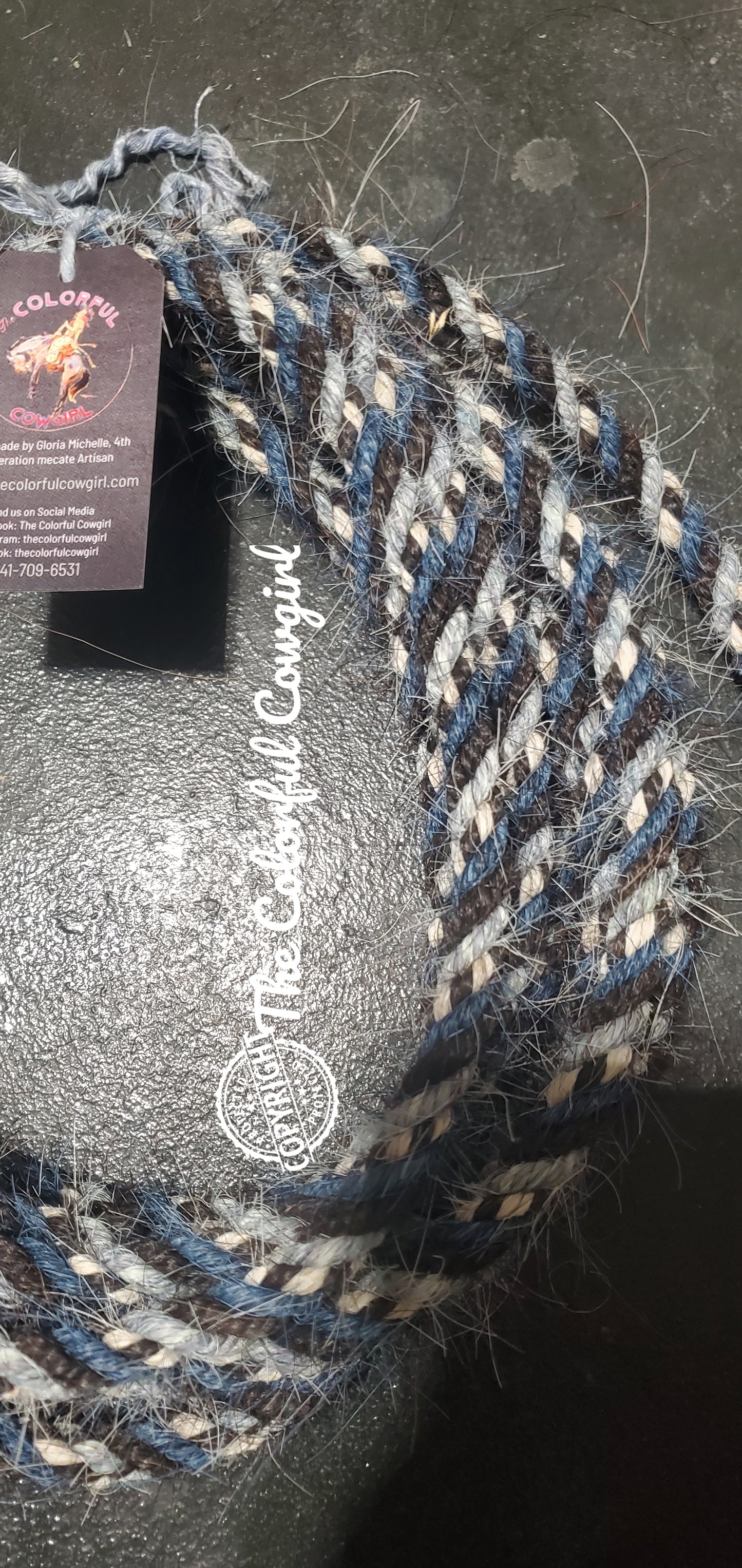 Pretty Blue Mecate