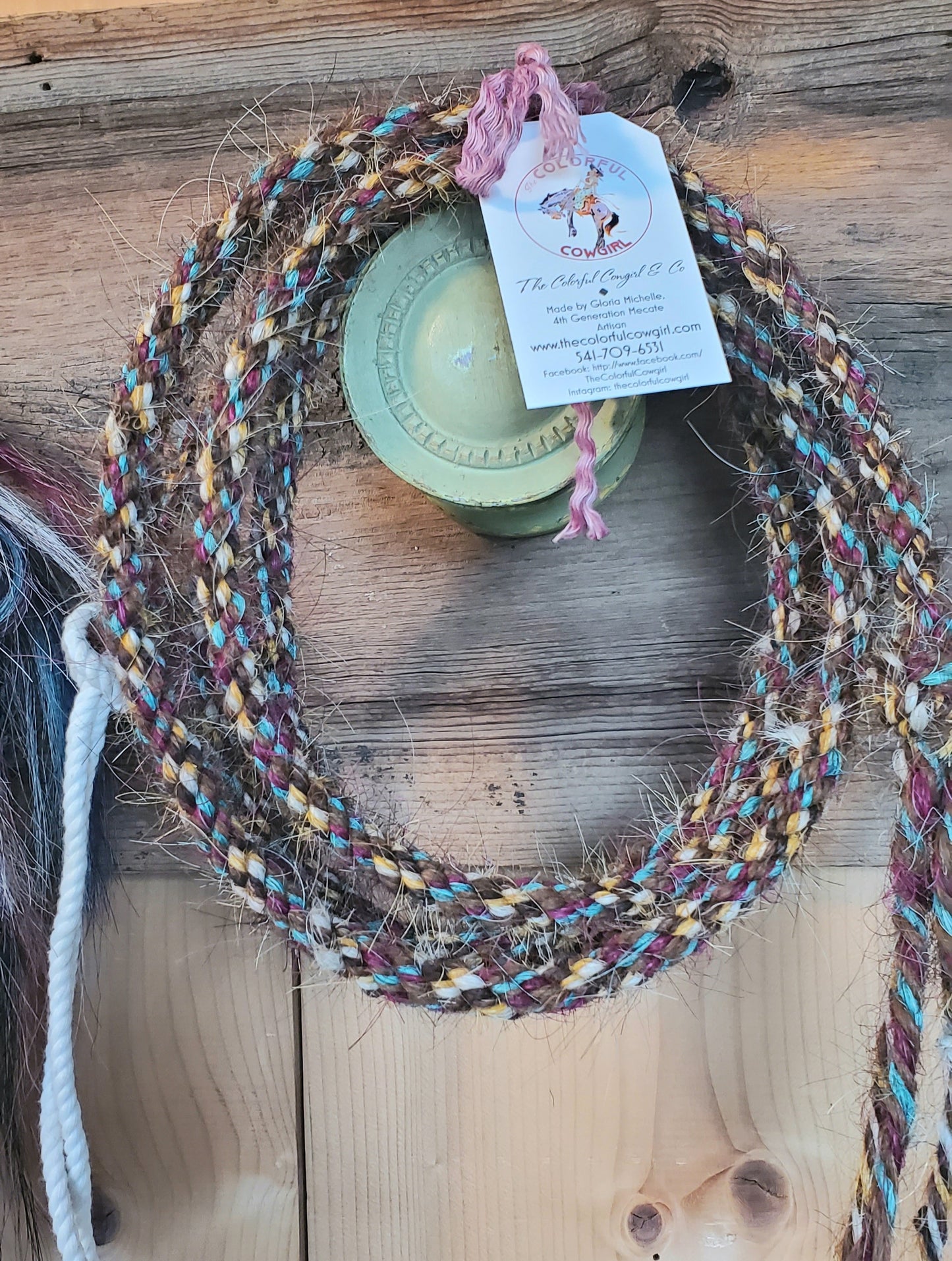 Raspberry Gypsy Boho Loop Rein