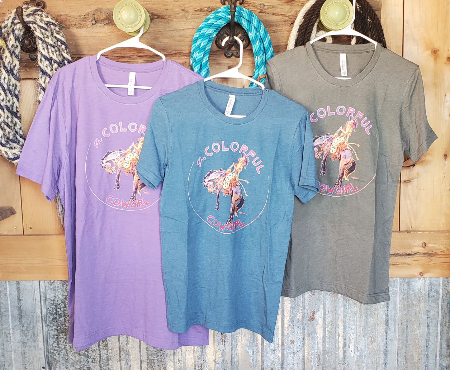 The Colorful Cowgirl Logo Tee
