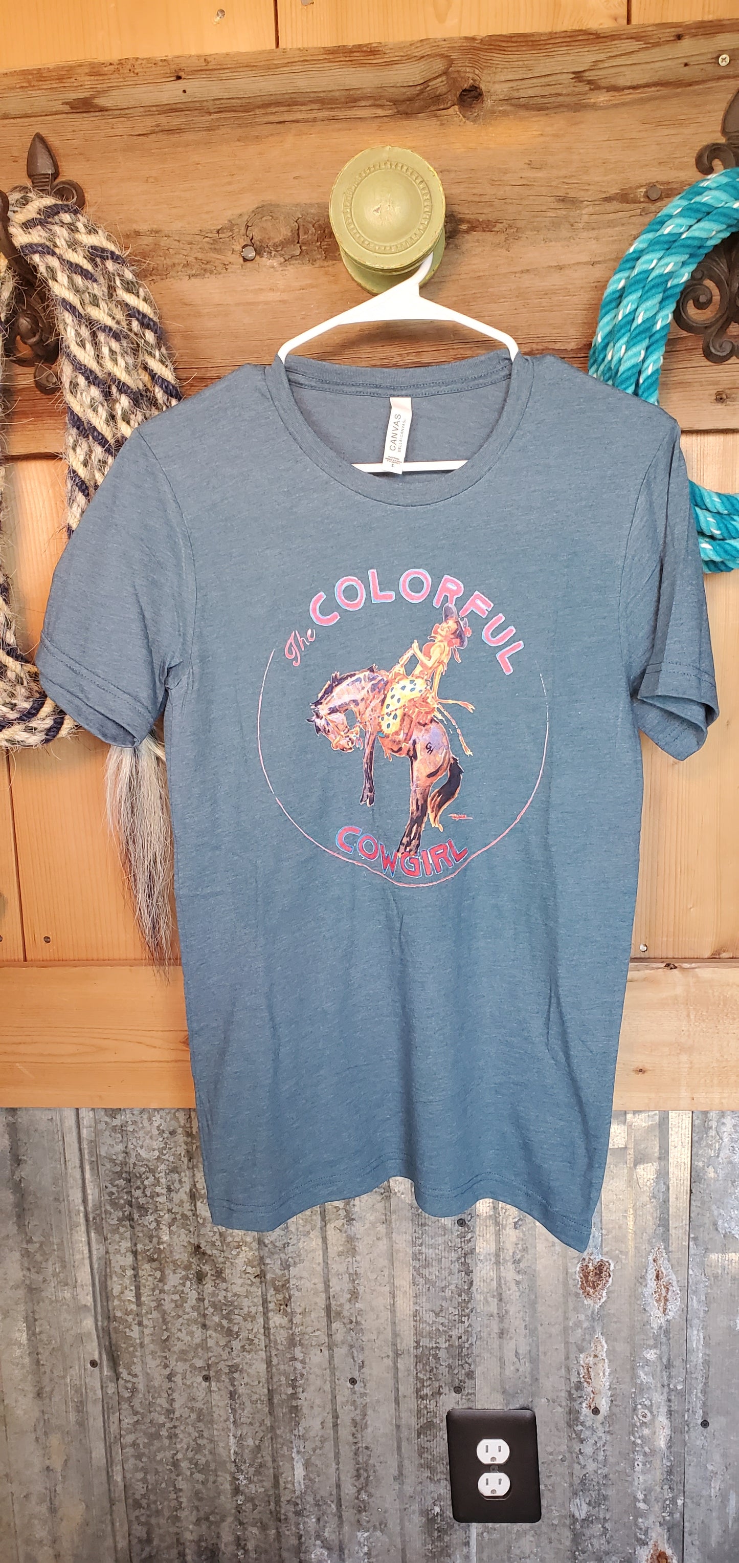 The Colorful Cowgirl Logo Tee