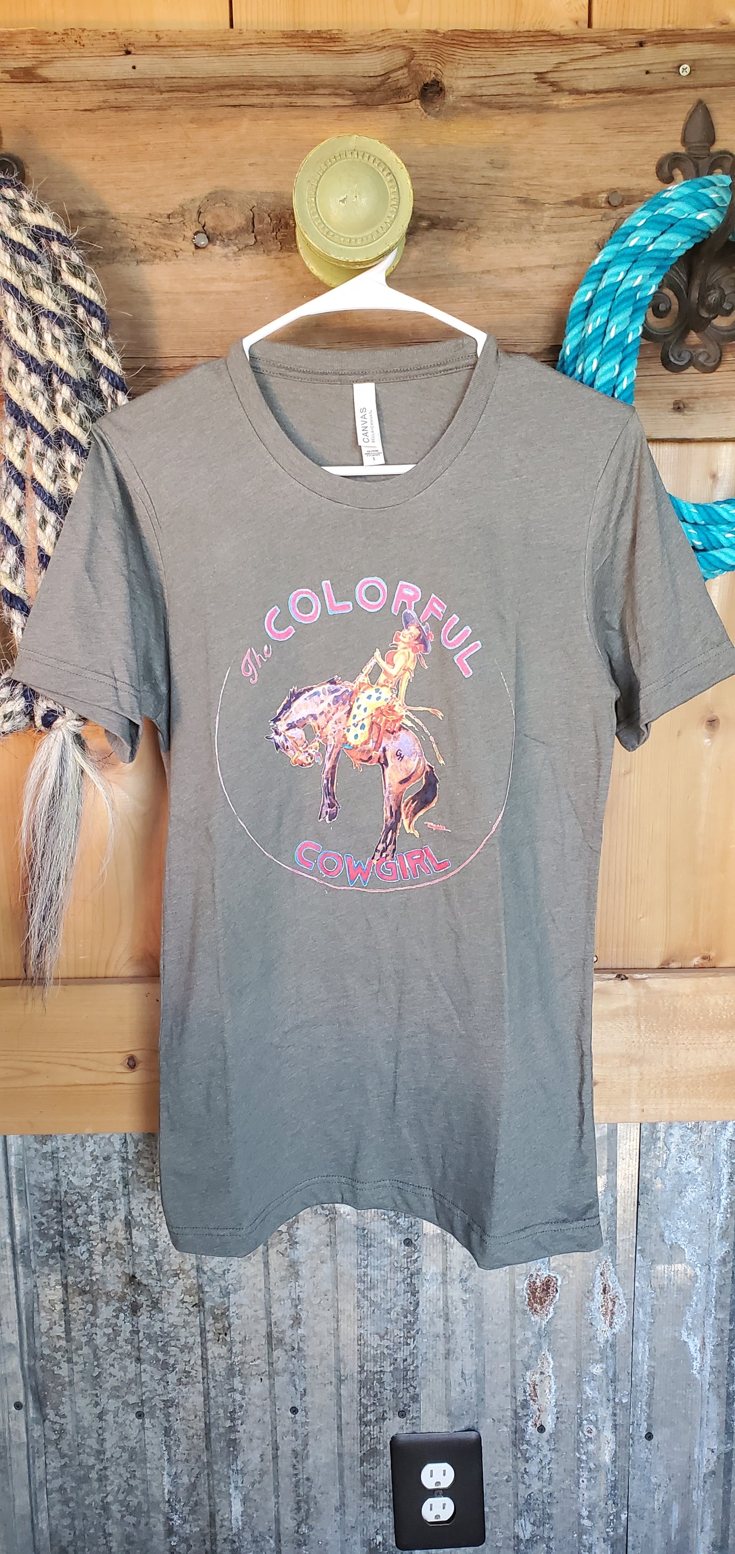 The Colorful Cowgirl Logo Tee
