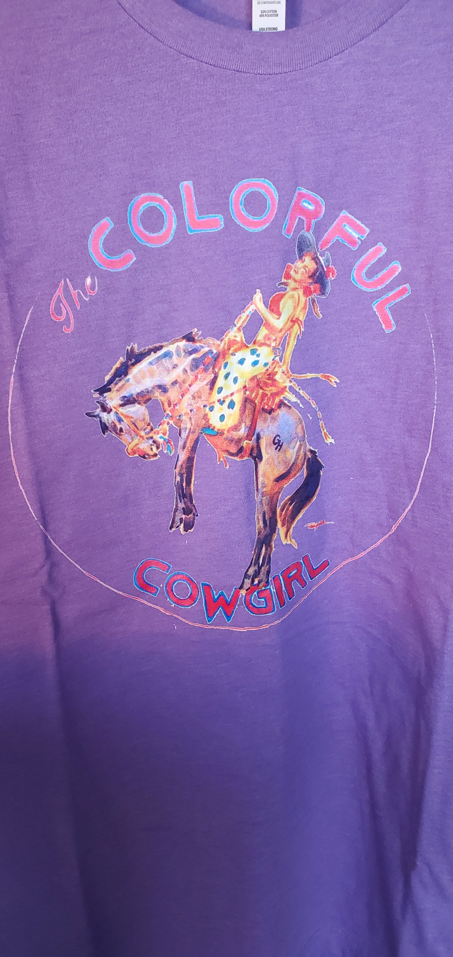 The Colorful Cowgirl Logo Tee