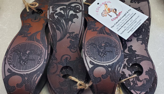 Logo Scroll Slobber Straps