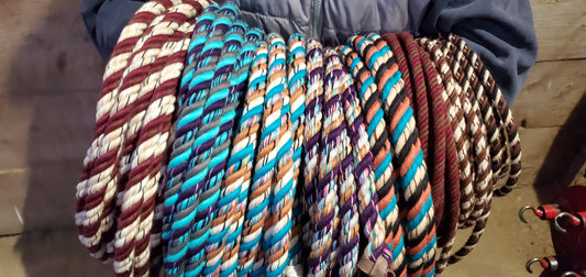 Turquoise, Creme, Gold Mix Cotton Mecate