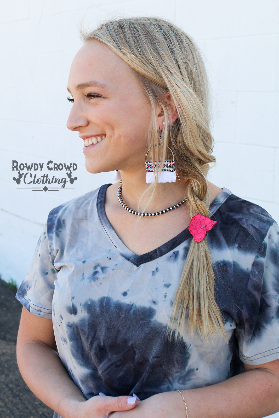 Pink Peony Ponytail