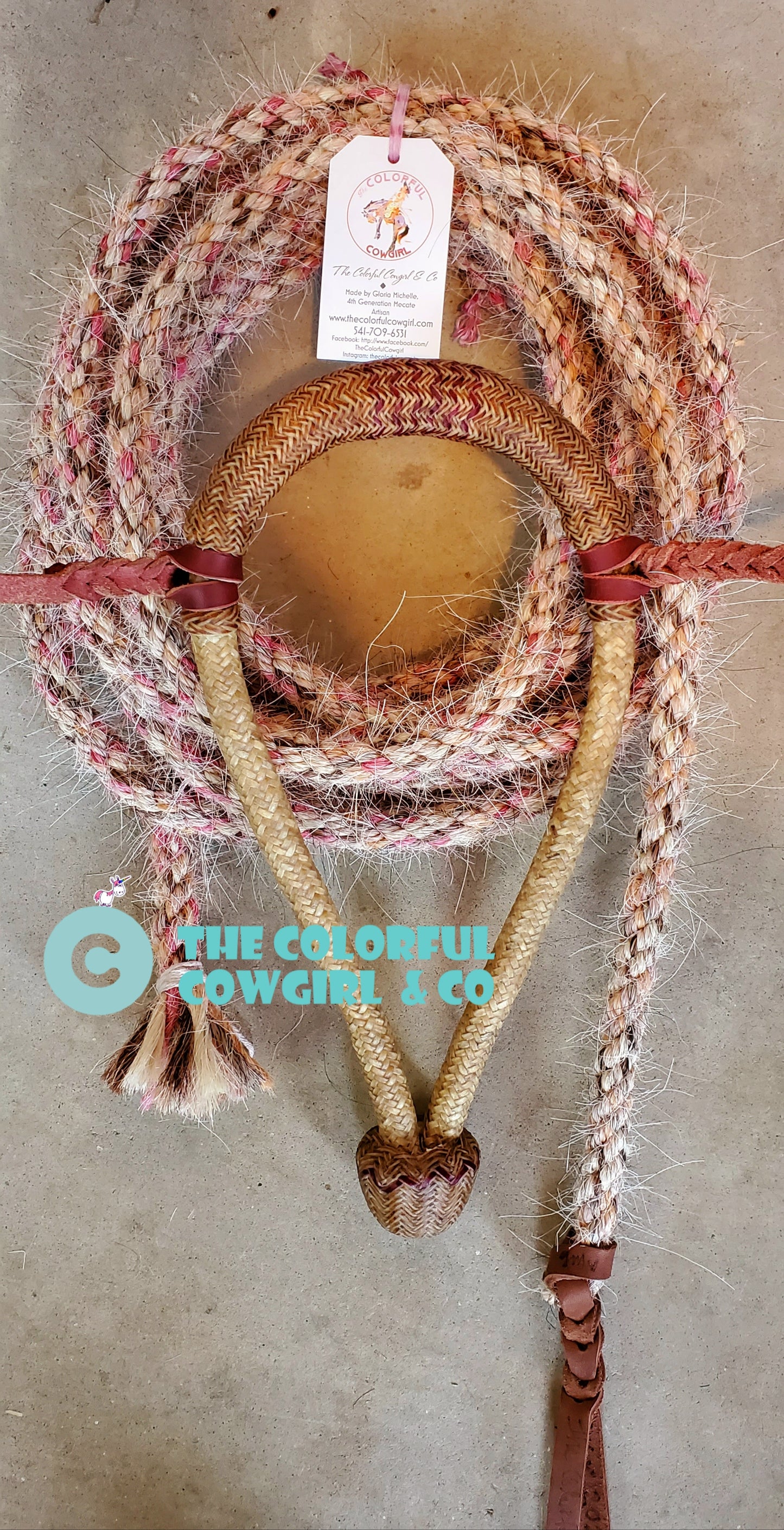 Custom Bosal and Mecate Set