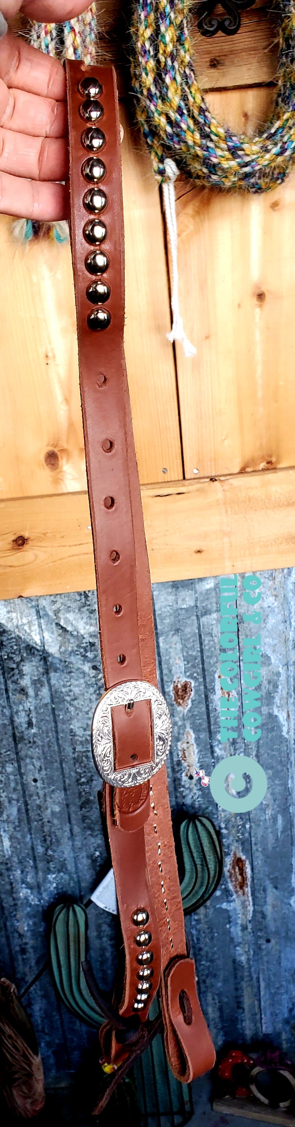 Nickel Dot Headstall