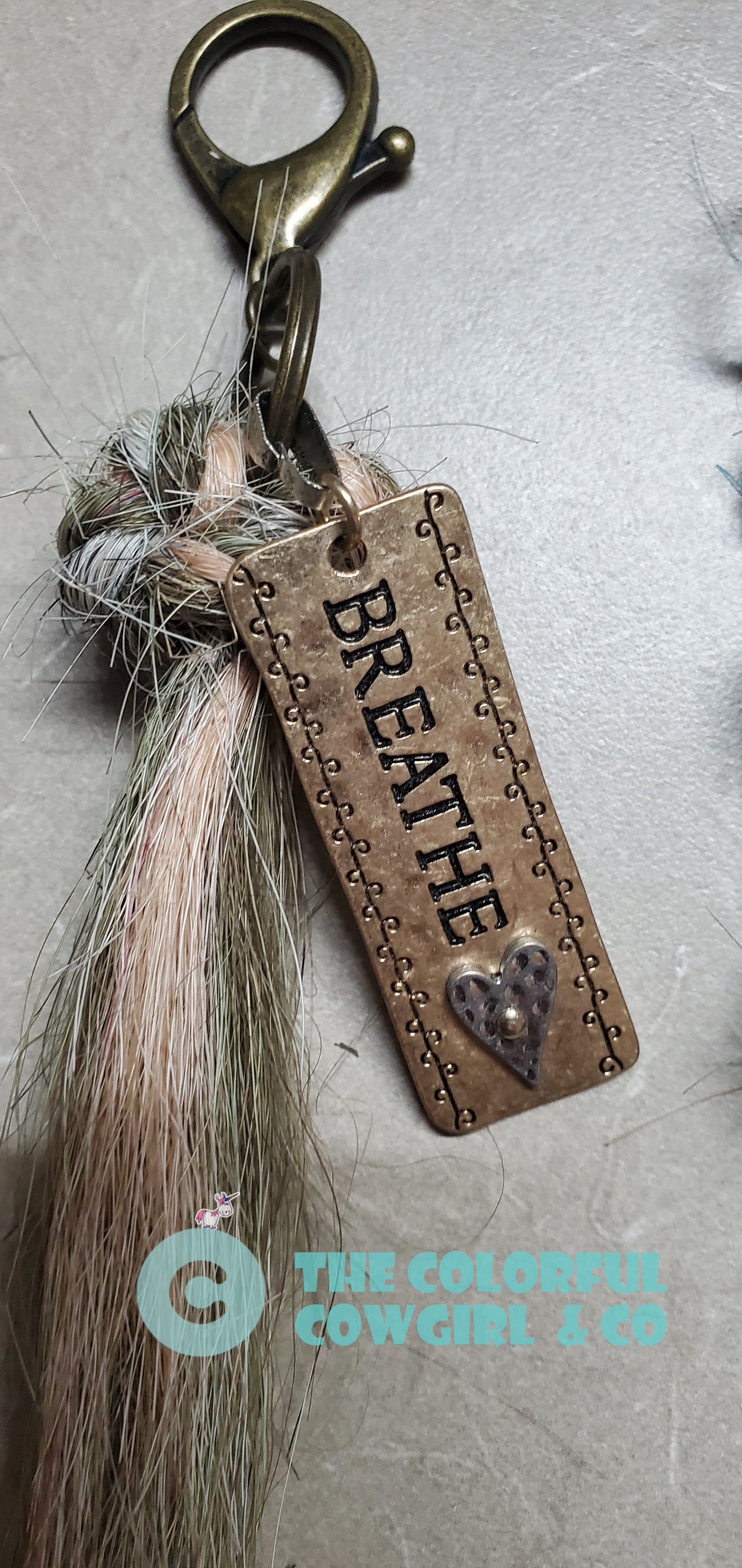 Colorful Cowgirl Horse Hair Tassel Keychains