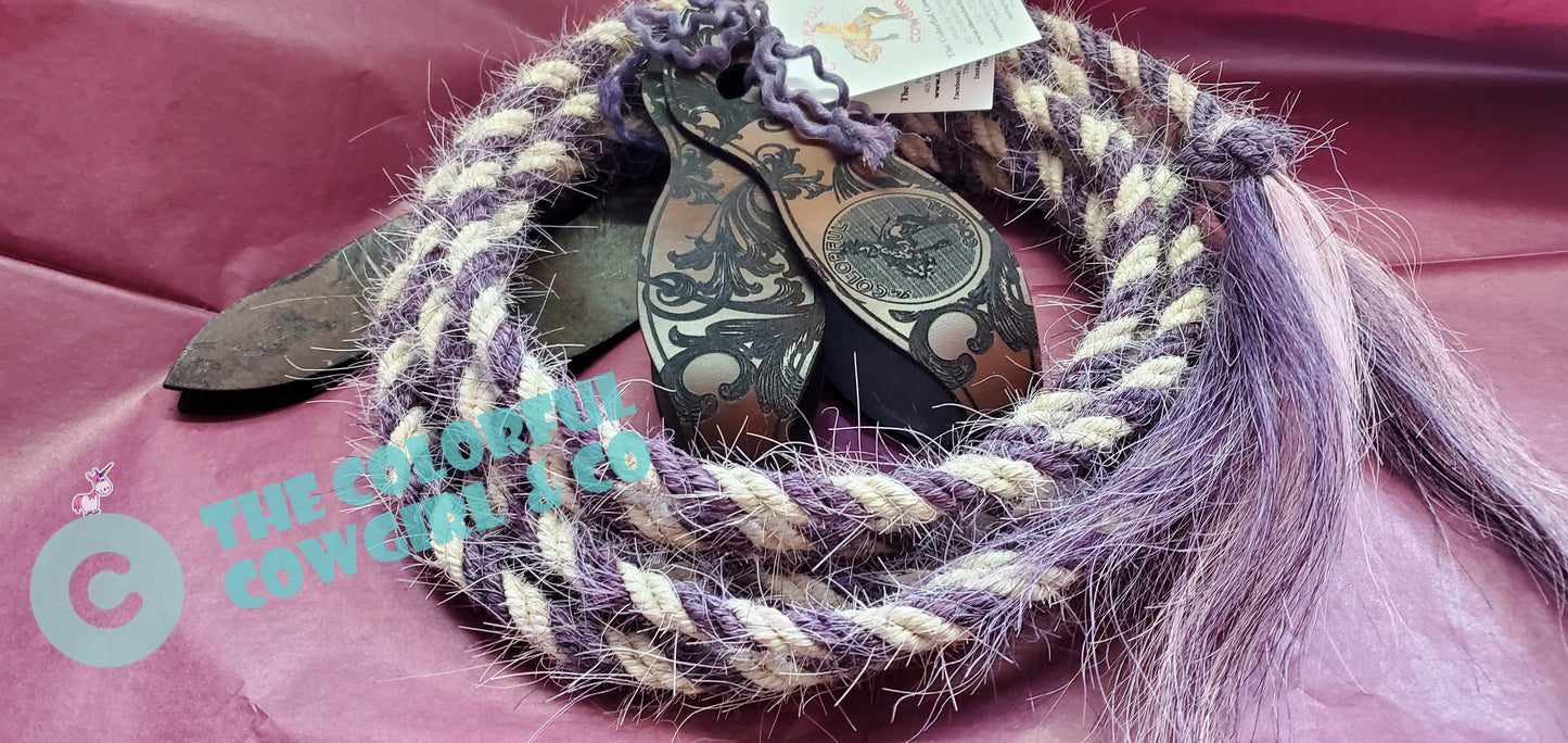 Mane Hair Mecate Split Reins