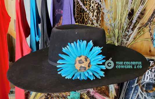 Hat Flowers Clip on