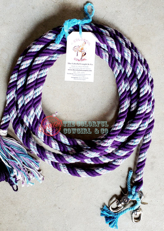 Purple Mix Cotton Loop Rein