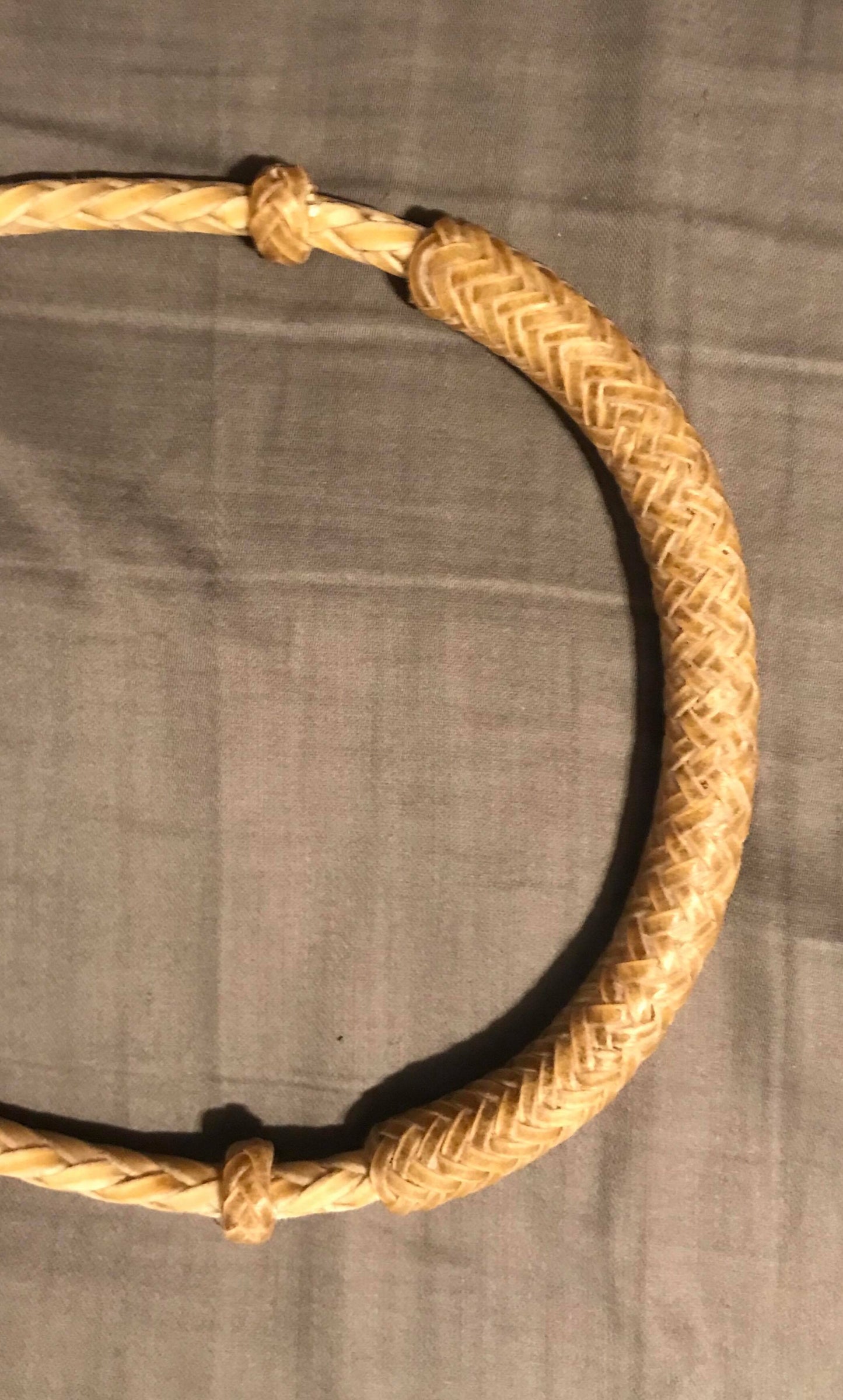 Rawhide scant 3/8" under bridle bosal