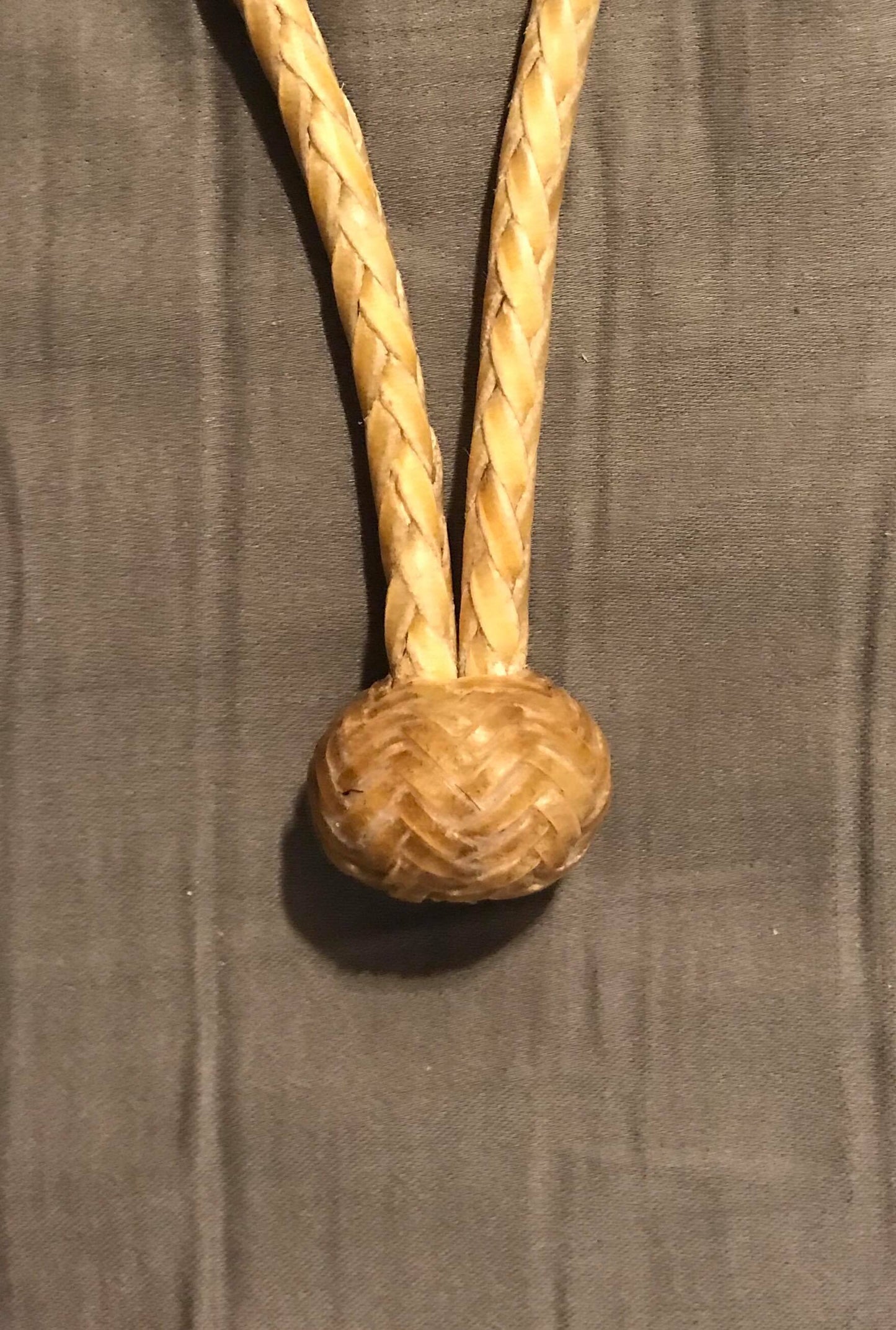 Rawhide scant 3/8" under bridle bosal