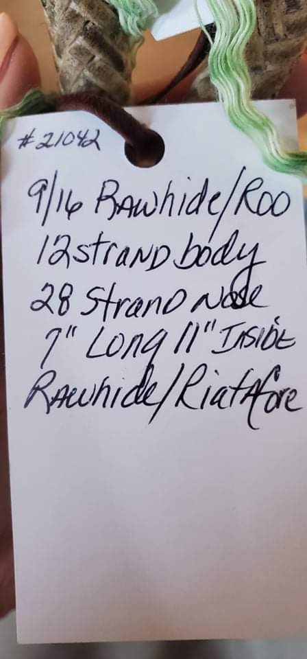 Scant 5/8 Rawhide and Roo Bosal