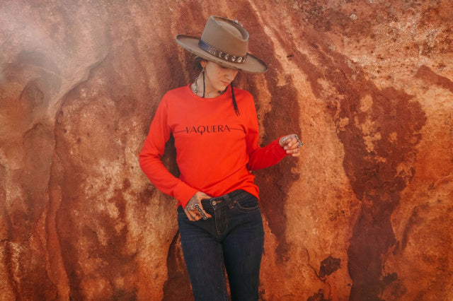 Vaquera Red Rose Long Sleeve Thermal
