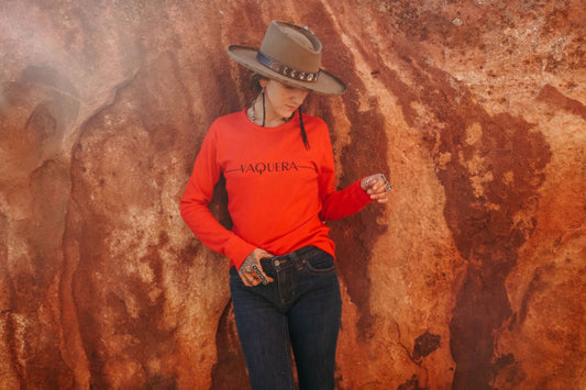 Vaquera Red Rose Long Sleeve Thermal