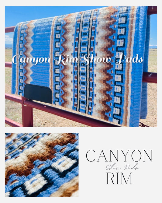 Beautiful light blue and neutral show pad