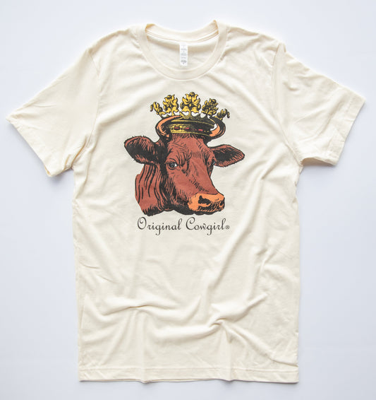 Queen of the Ranch Tee-Natural